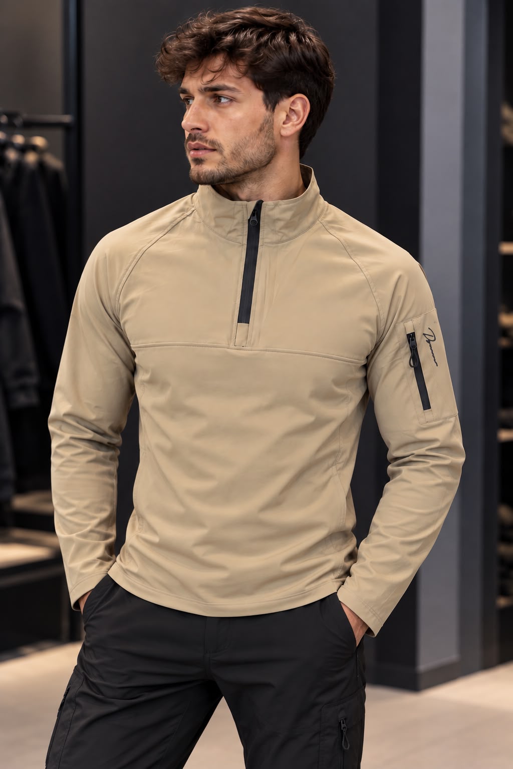 S4 Outdoor Yarım Fermuarlı Sweat