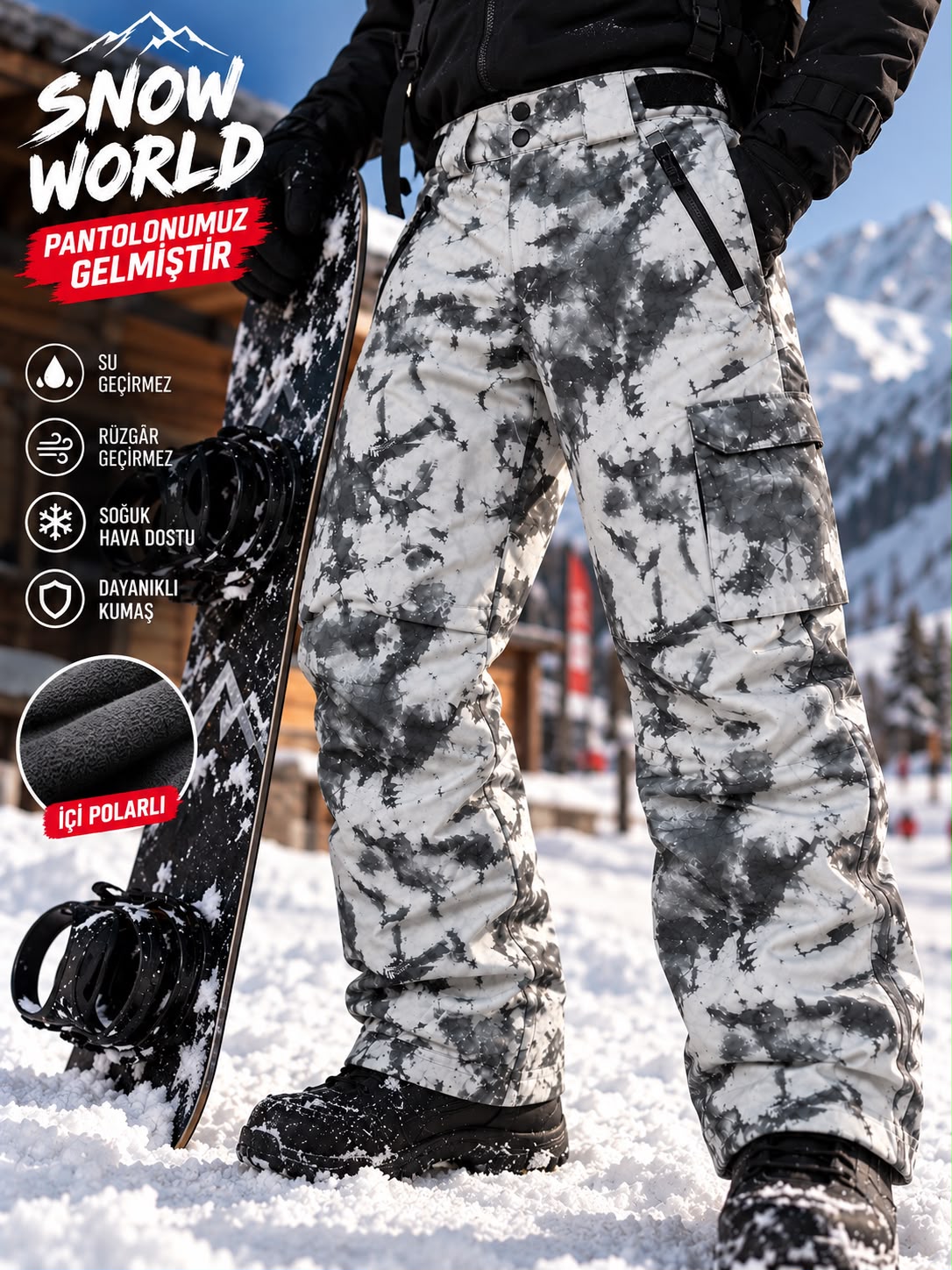 S4 SNOW WORLD KAYAK  PANTOLONU 