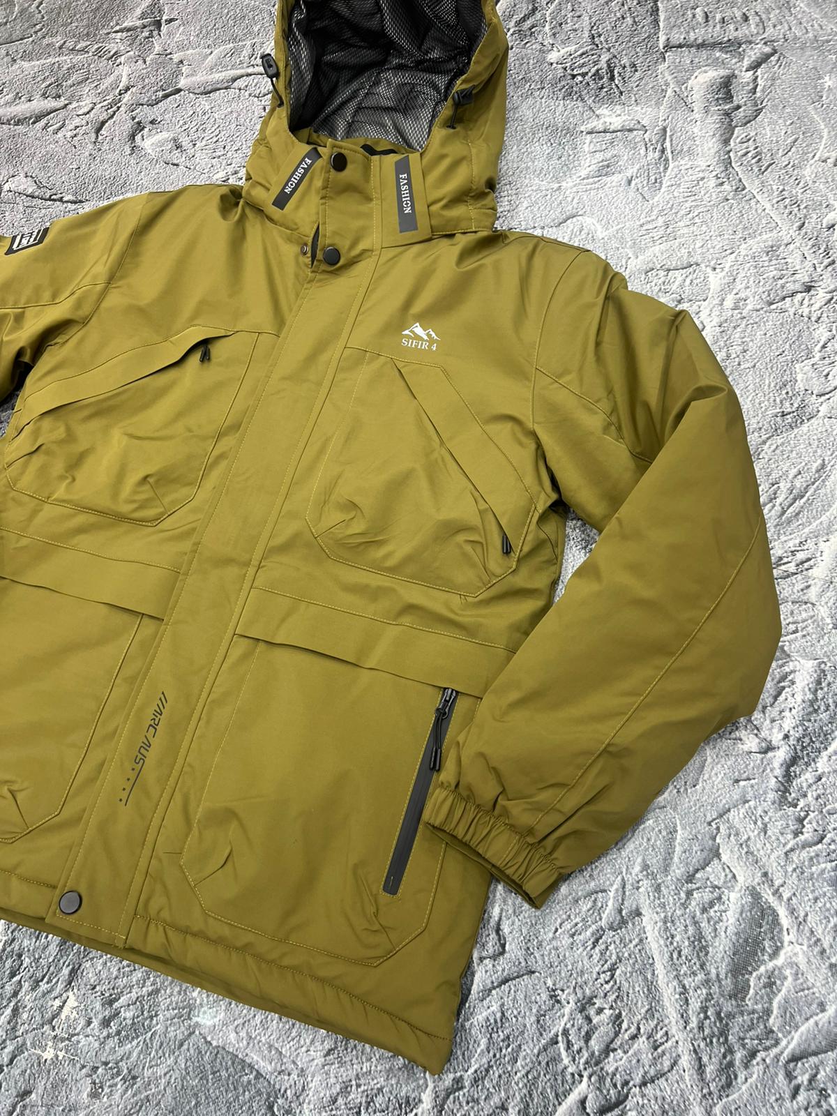 Kar montu sıfır4 su rüzgar yağmur geçirmez -30 'a kadar dayanklı Hardal