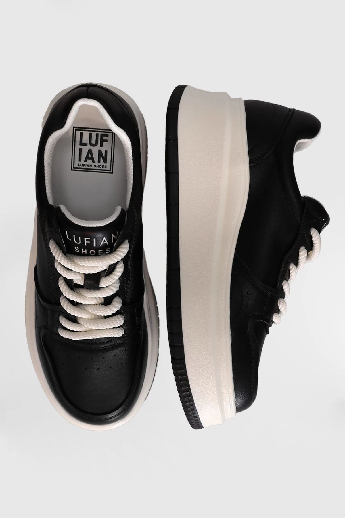 lufian 121300003 Laura Unisex Sneaker Ayakkabı Beyaz Siyah