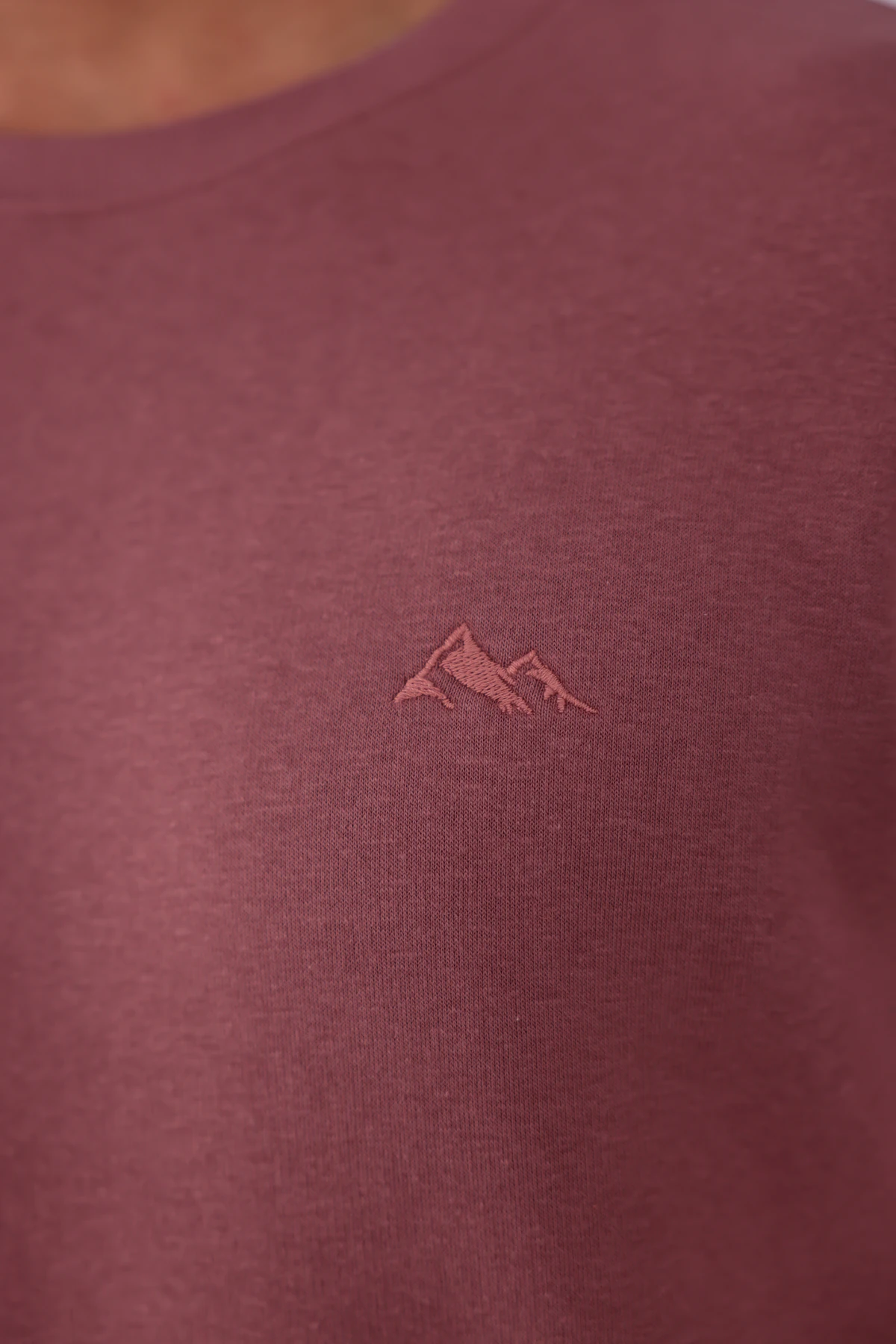 Sıfır4 Comfort Fit 3 İplik Şardonlu Sweatshirt pudra pembesi pudra pembesi