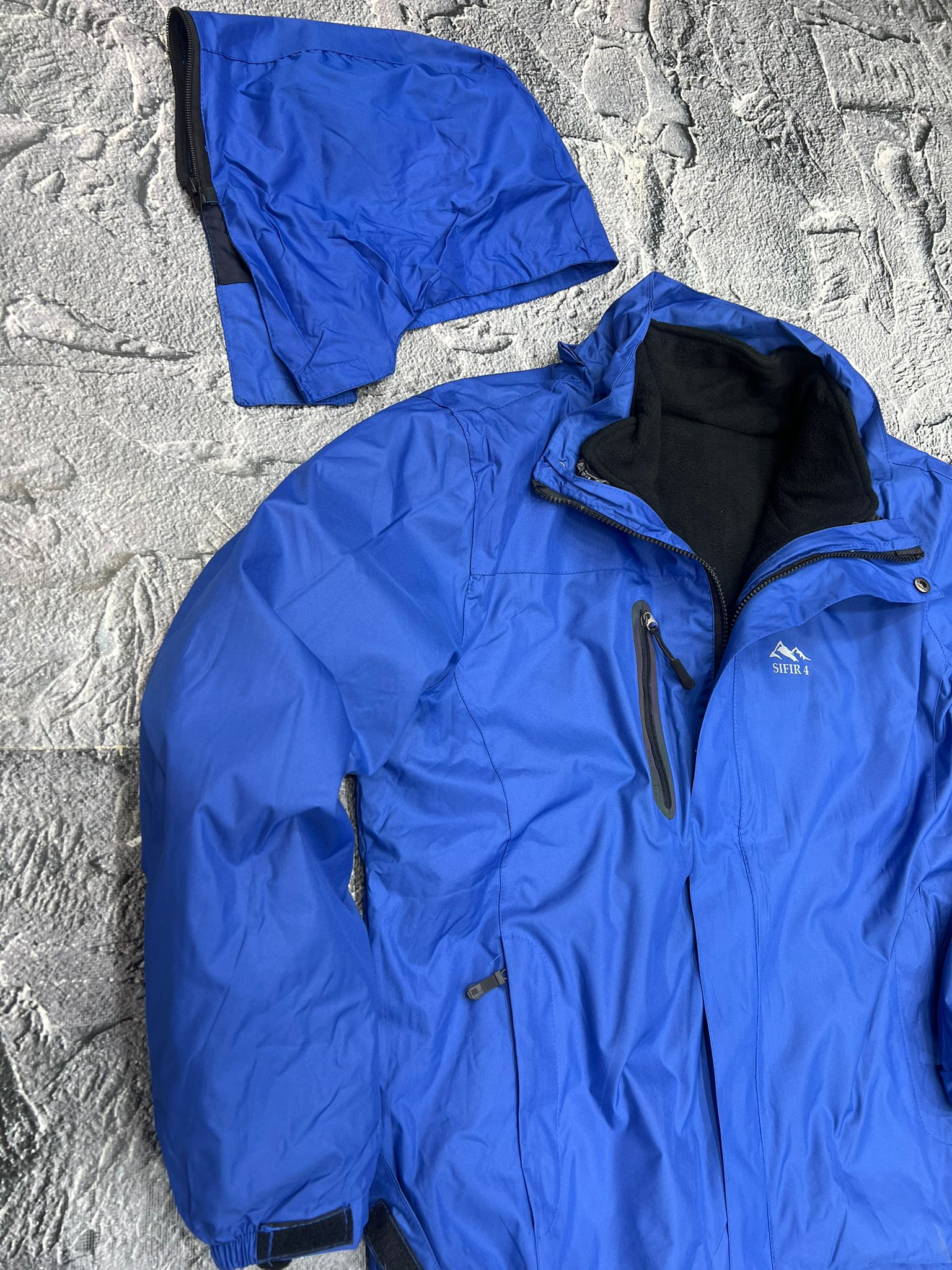 s4 mont ve yagmurluk 3n1 su yagmur geçirmez Mavi̇