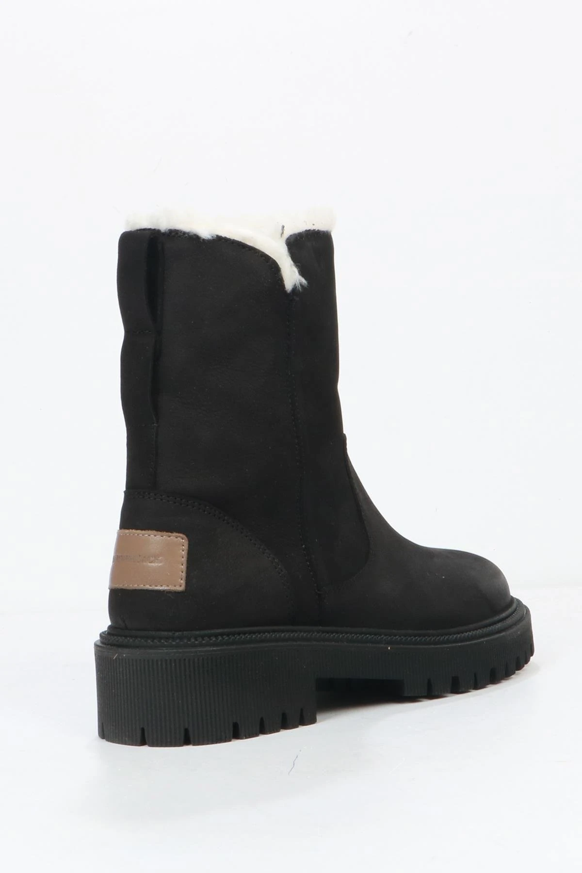 Hammer Jack Pilus Hakiki Deri Siyah Outdoor Kadın Bot 102 23875-Z Siyah