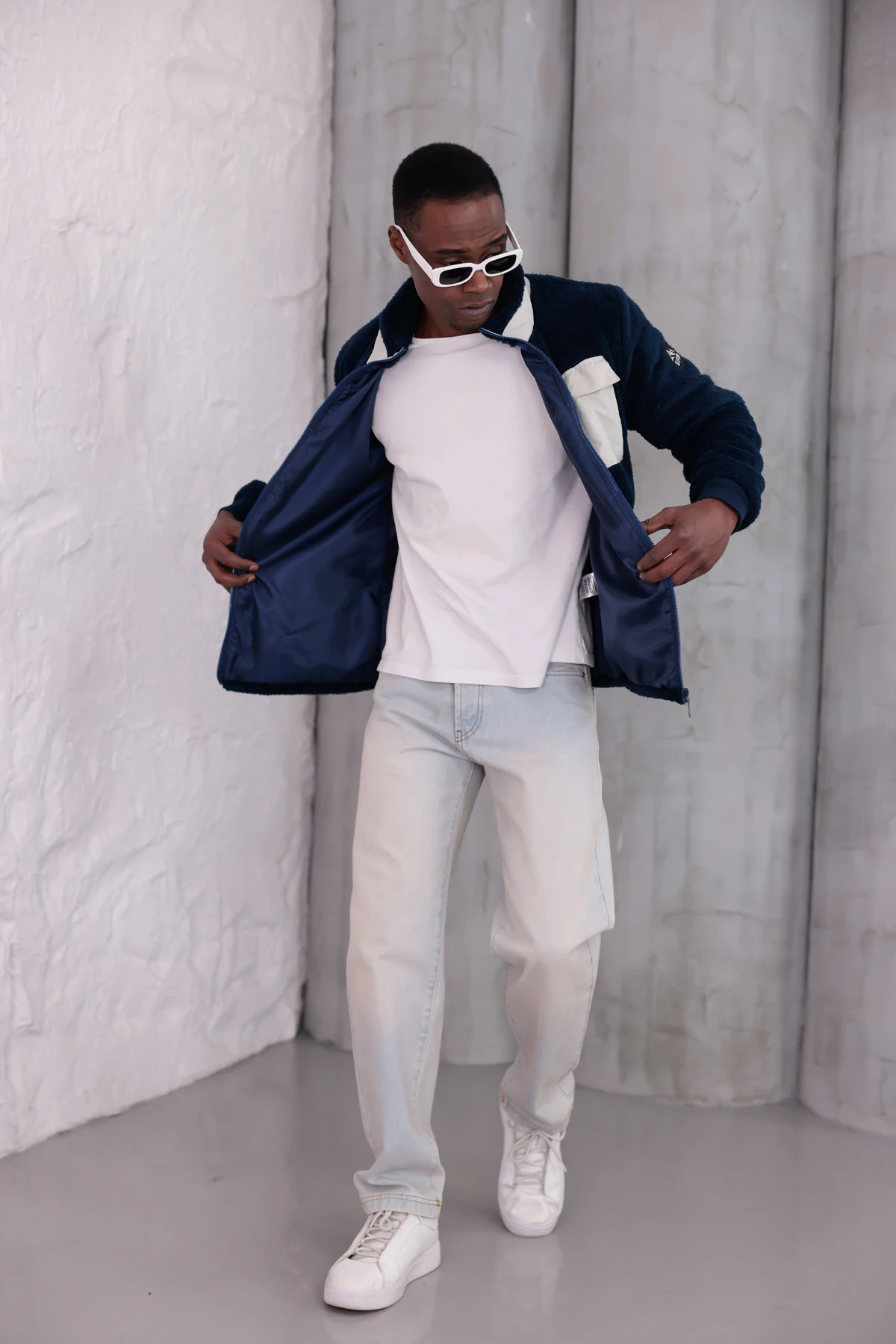 Sıfır4 AlpineSoft Peluş polar unisex Lacivert Lacivert