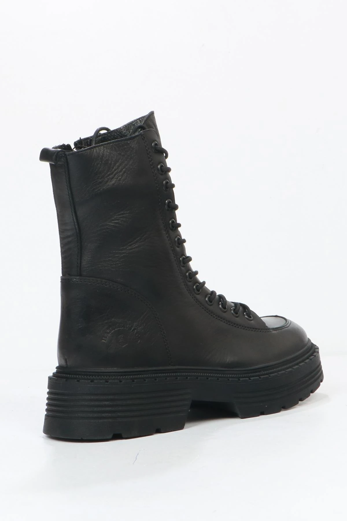 Hammer Jack Loberia Hakiki Deri Siyah Kadın Bot 102 23935-Z Siyah