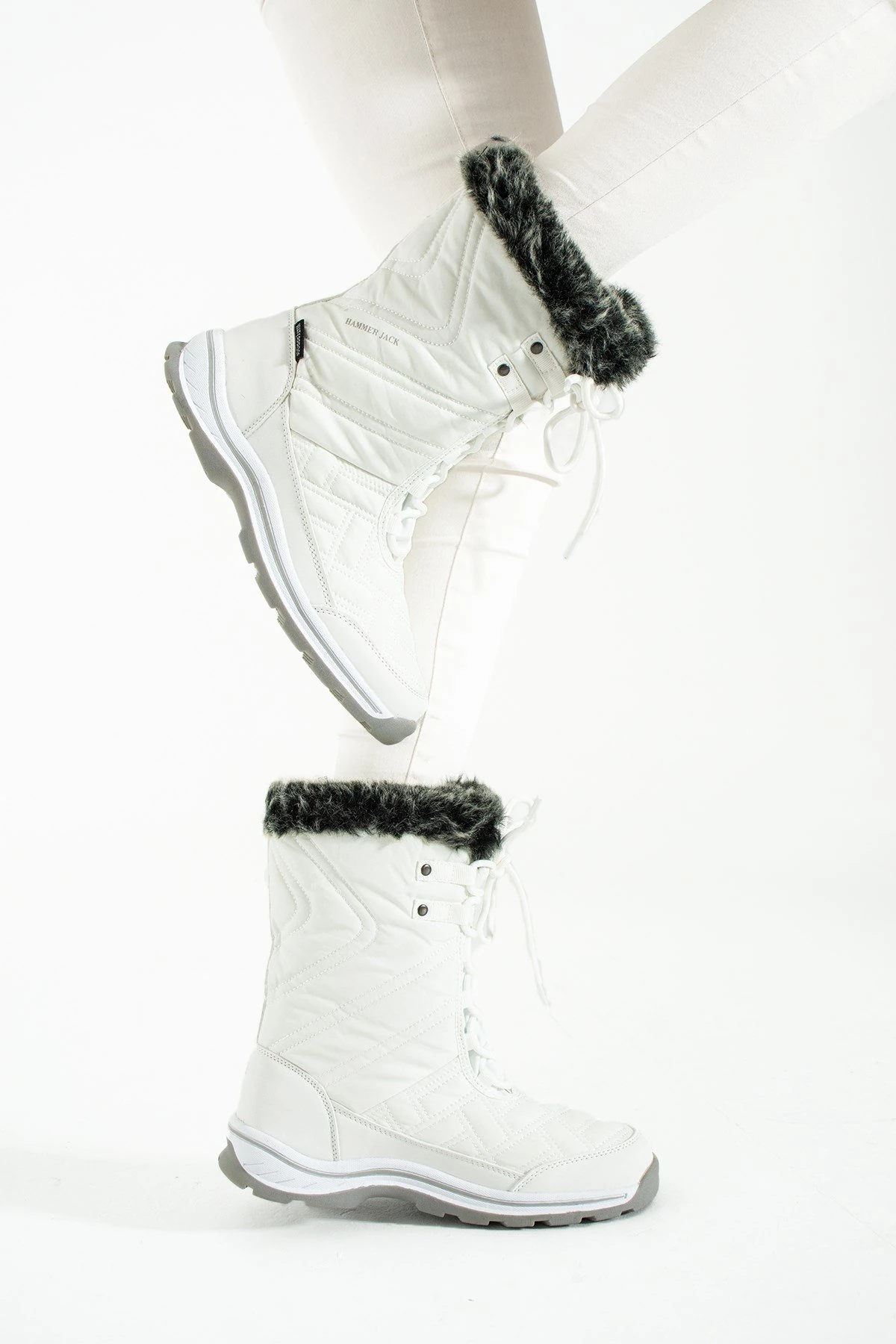 Hammer Jack Usoa Su Geçirmez Siyah Outdoor Kadın Bot 10120109-G-1010 mint