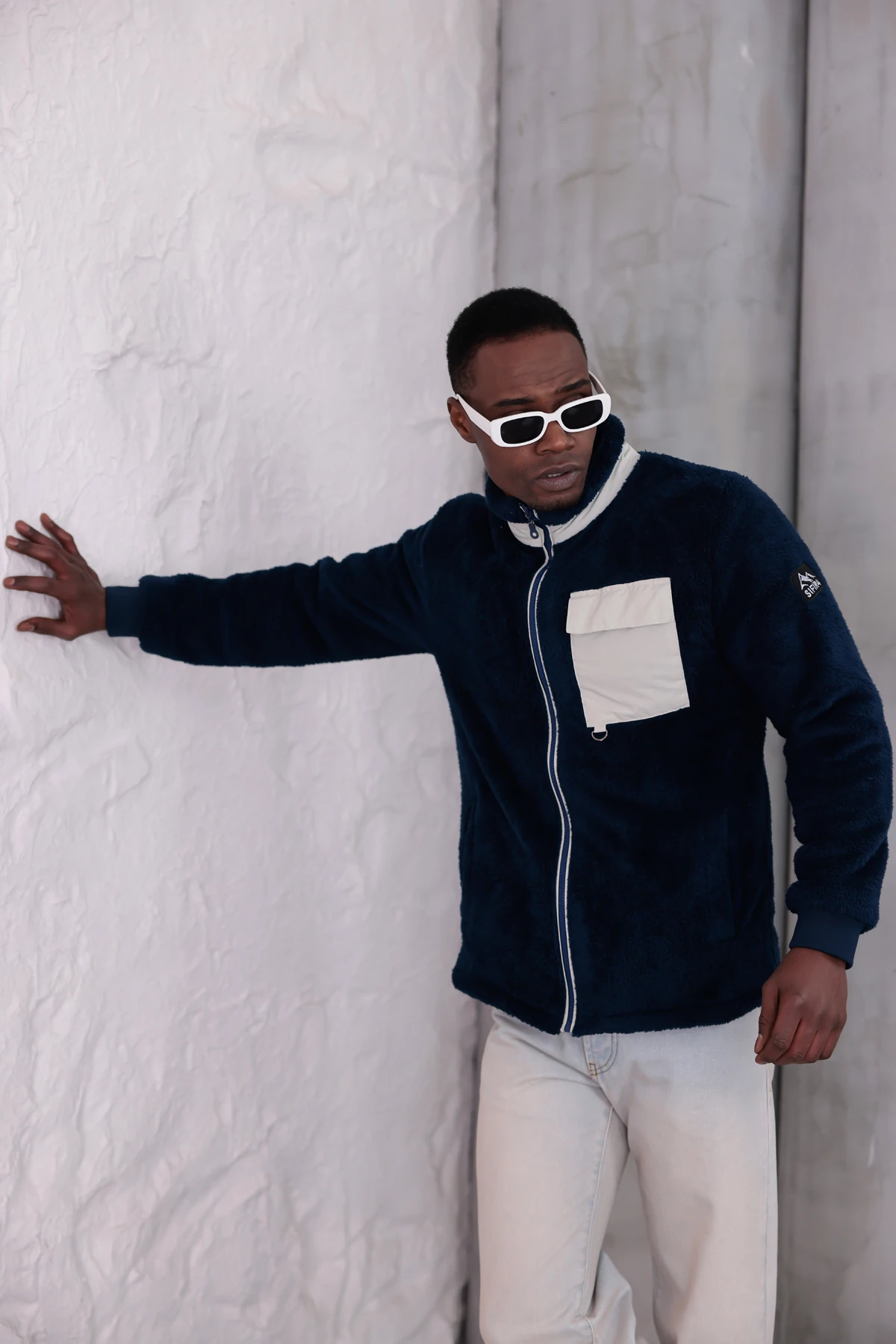 Sıfır4 AlpineSoft Peluş polar unisex Lacivert Lacivert