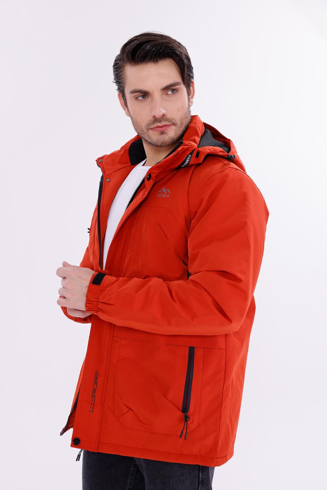 Kar Montu sıfır4 yagmur su ruzgar gecırmez içi Termal Turuncu Turuncu