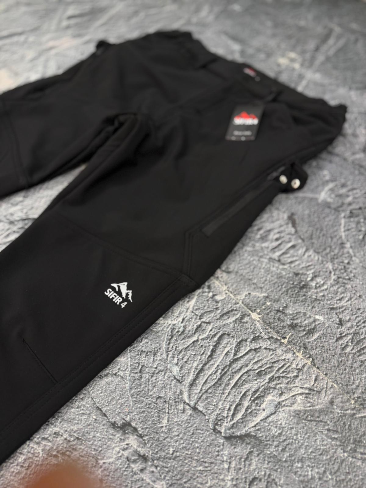 s4 içi kadife kışlık taktikal pantolpn su ruzgar yagmur soguk geçirmez Siyah