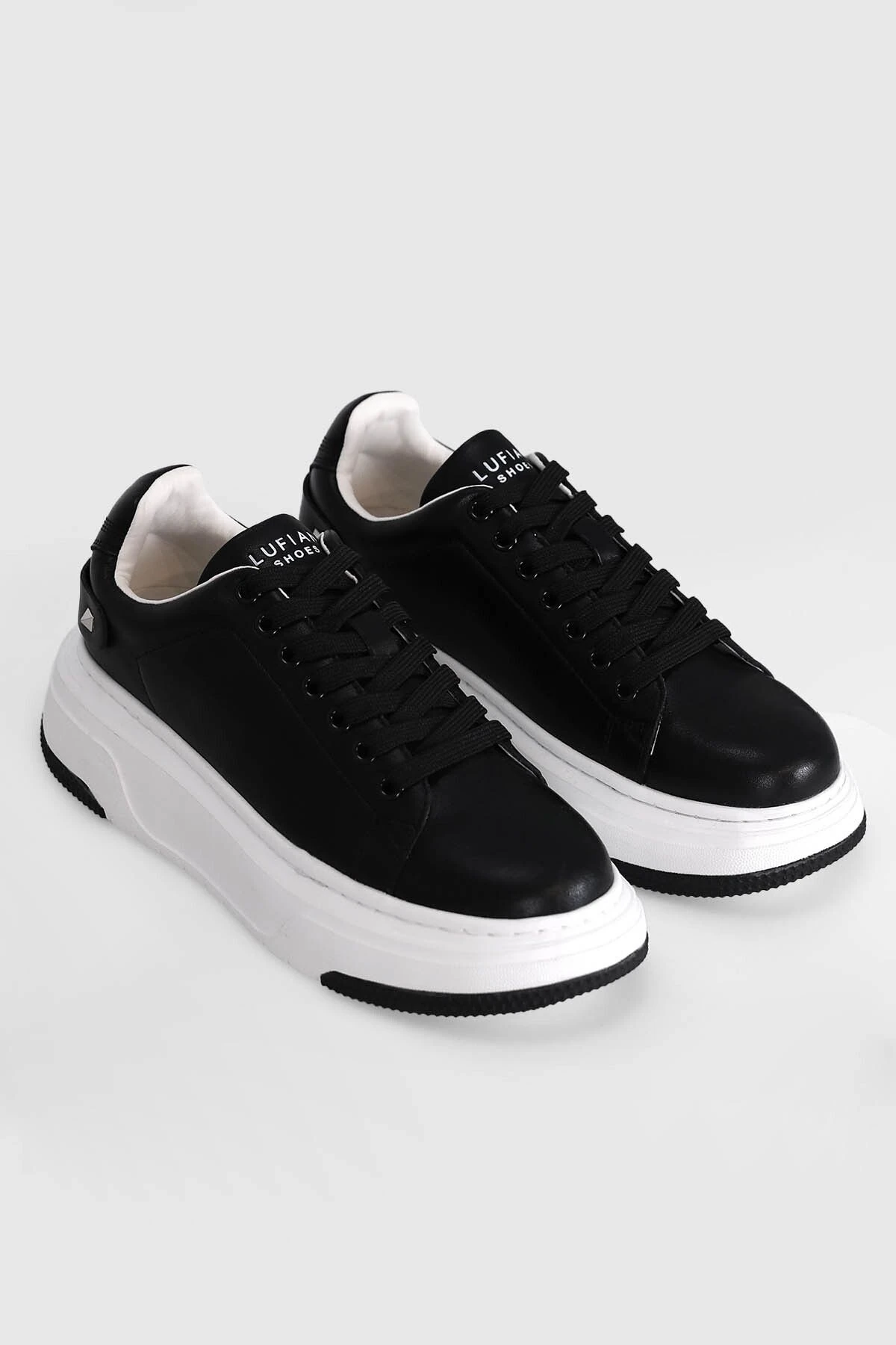 121230017 Adel Unisex Sneaker Ayakkabı Beyaz Siyah