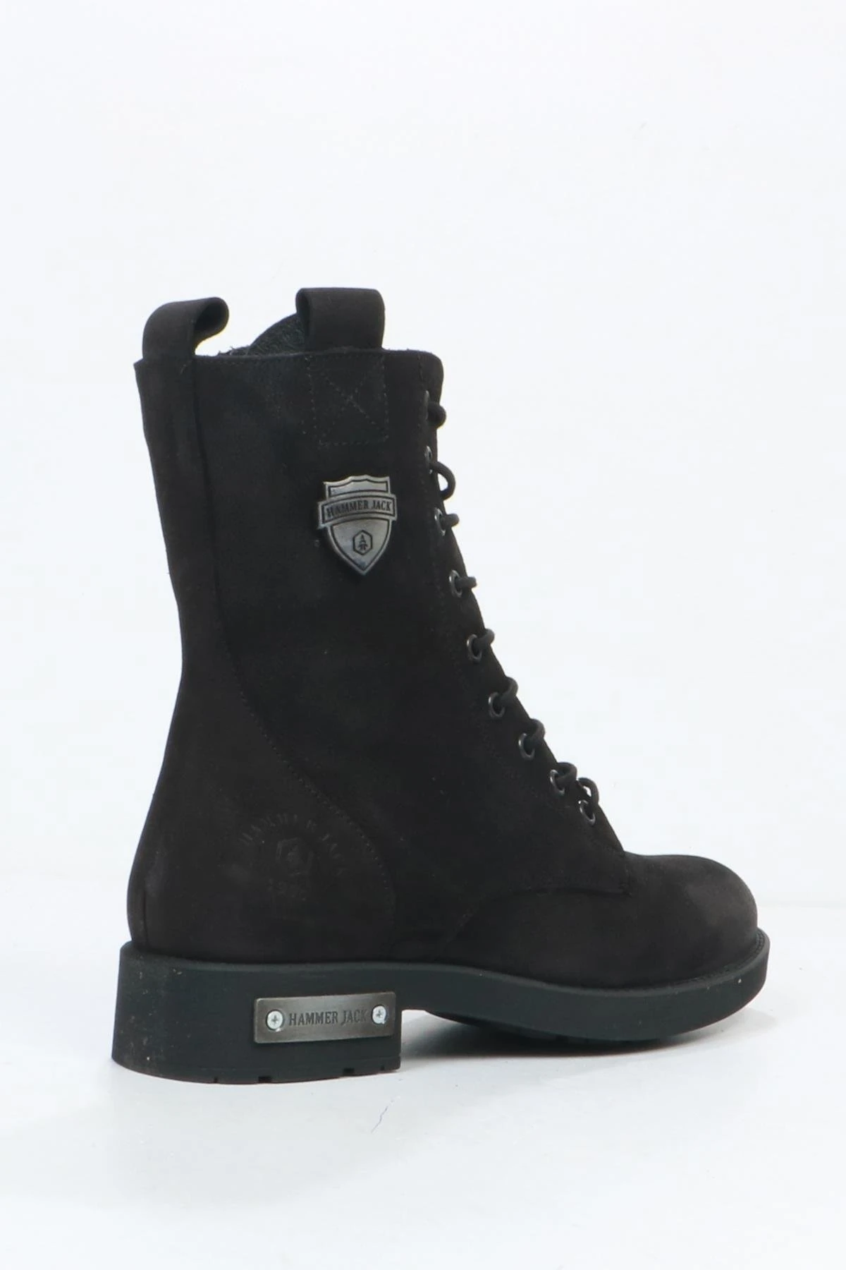 Hammer Jack Della Hakiki Deri Siyah Troje Kadın Bot 102 23930-Z Siyah