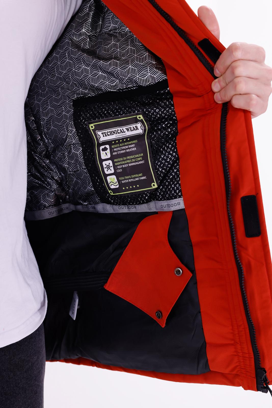 Kar Montu sıfır4 yagmur su ruzgar gecırmez içi Termal Turuncu Turuncu