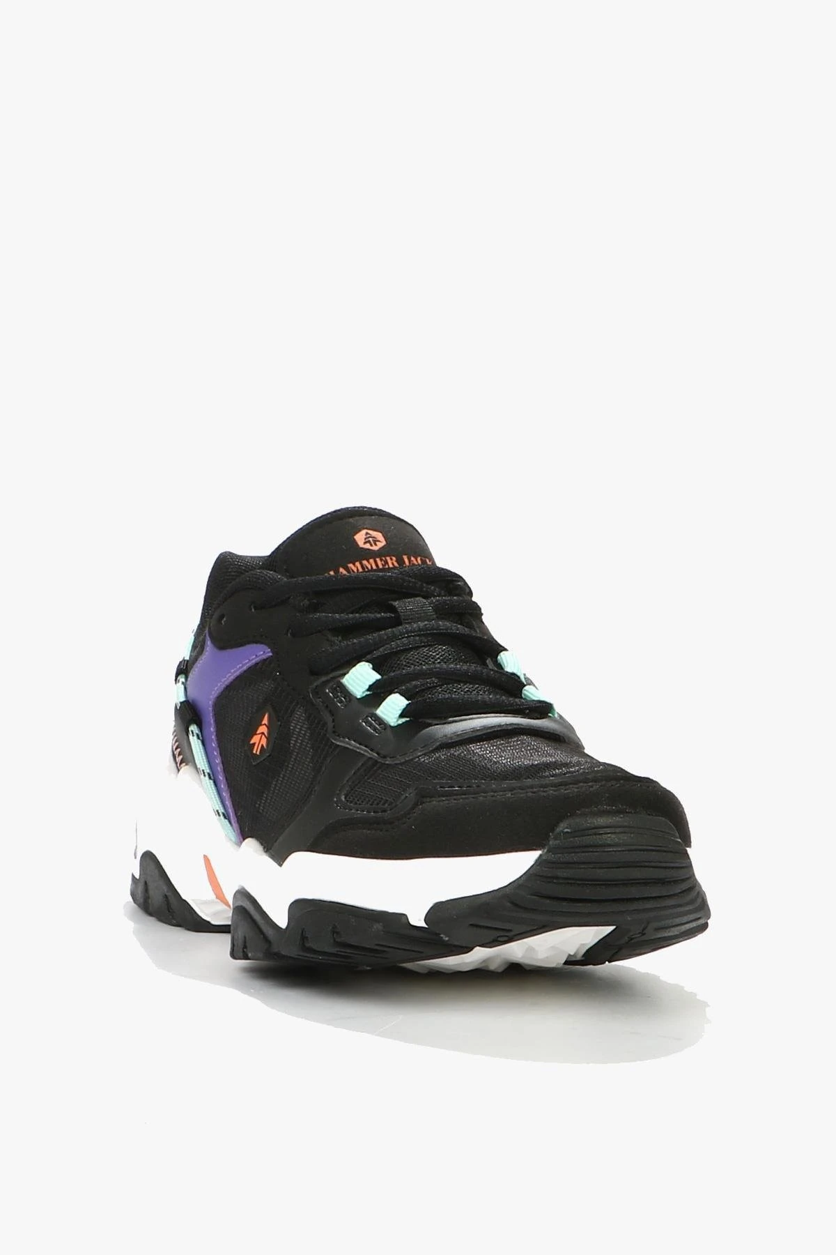 Hammer Jack Laseri Siyah Kadın Spor Ayakkabı 10124242 Siyah