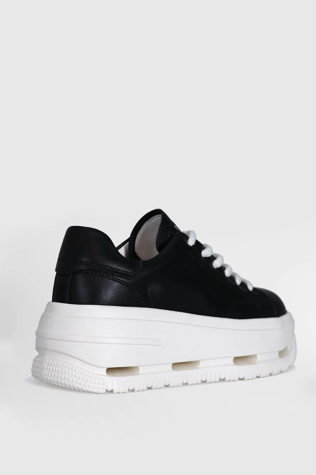 LUFİAN Agatha Kadın Sneaker Ayakkabı Beyaz Siyah