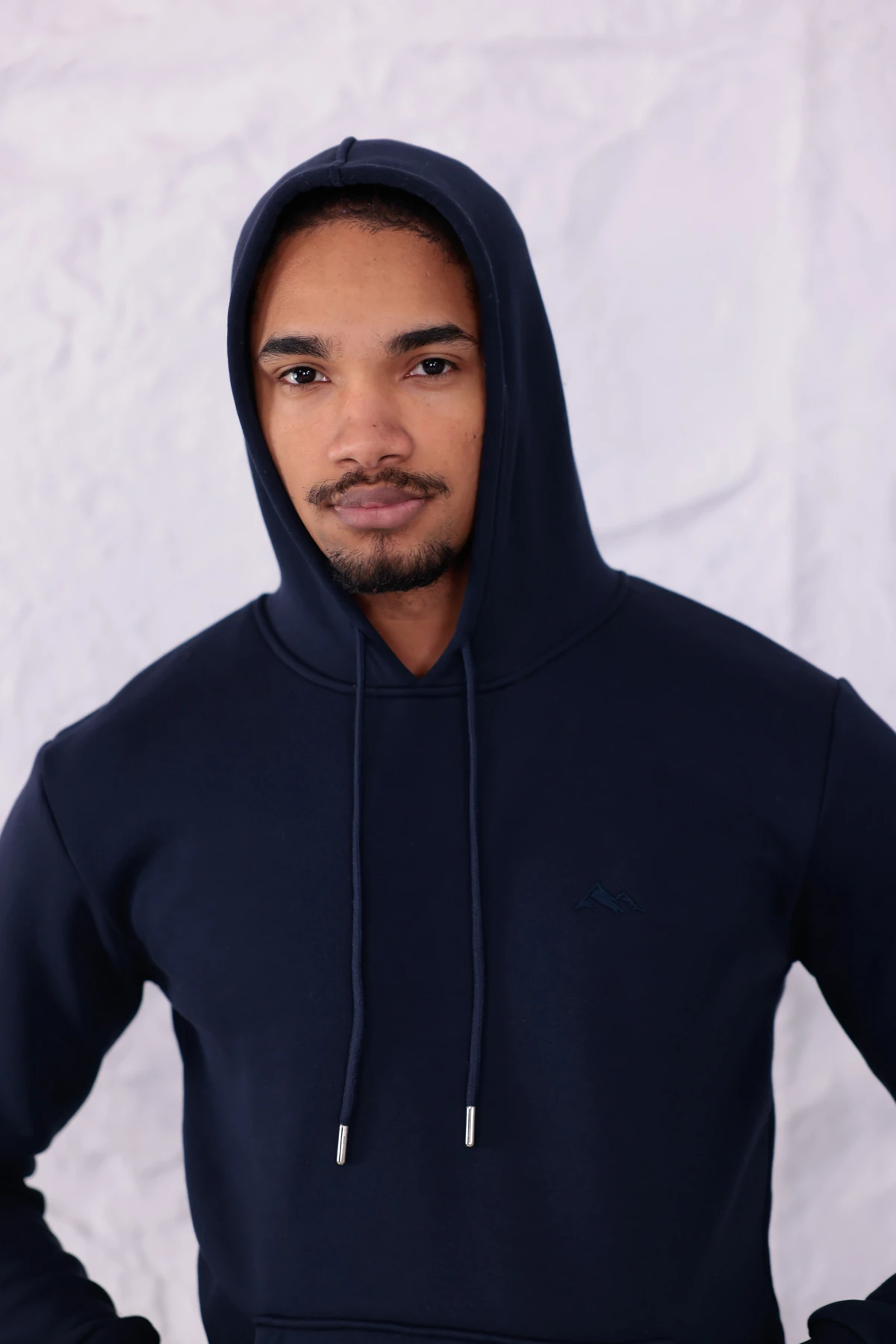 SIFIR4 3 İplik Şardonlu Kapüşonlu Sweatshirt Lacivert Lacivert