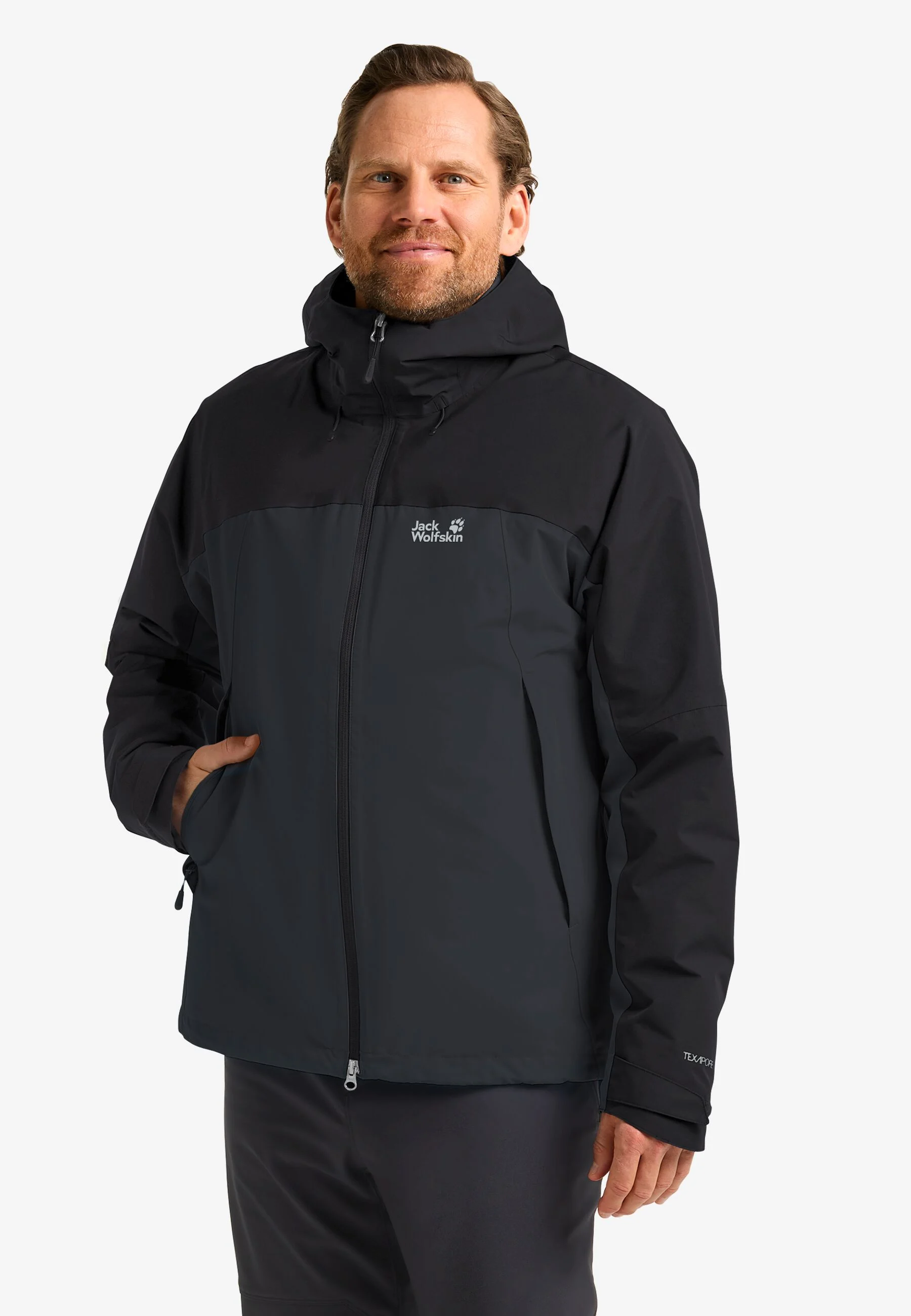 Men’s waterproof 3-in-1 jacket Wild Places 3in1 Jkt M phantom