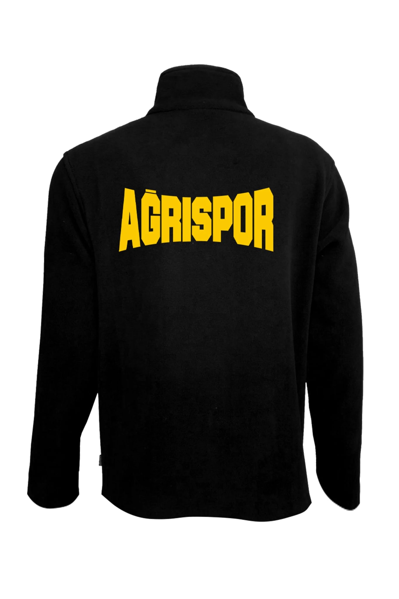 Ağrı spor lisanslı  Tam Fermuarlı polar Siyah