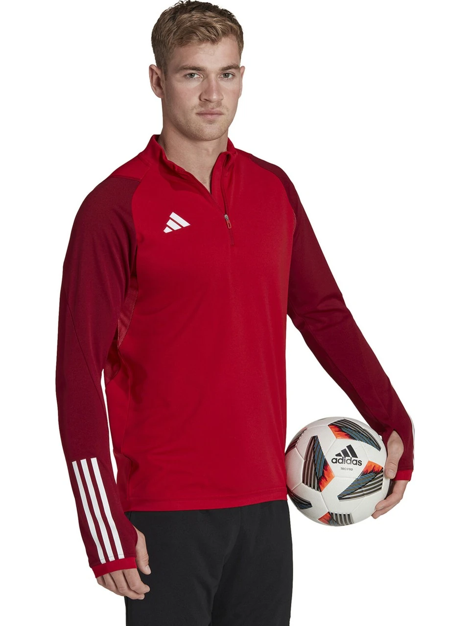 ADİDAS TIRO23 C Tr Top Erkek Futbol Uzun Kollu Antrenman Üstü HI3050 Kırmızı Kırmızı