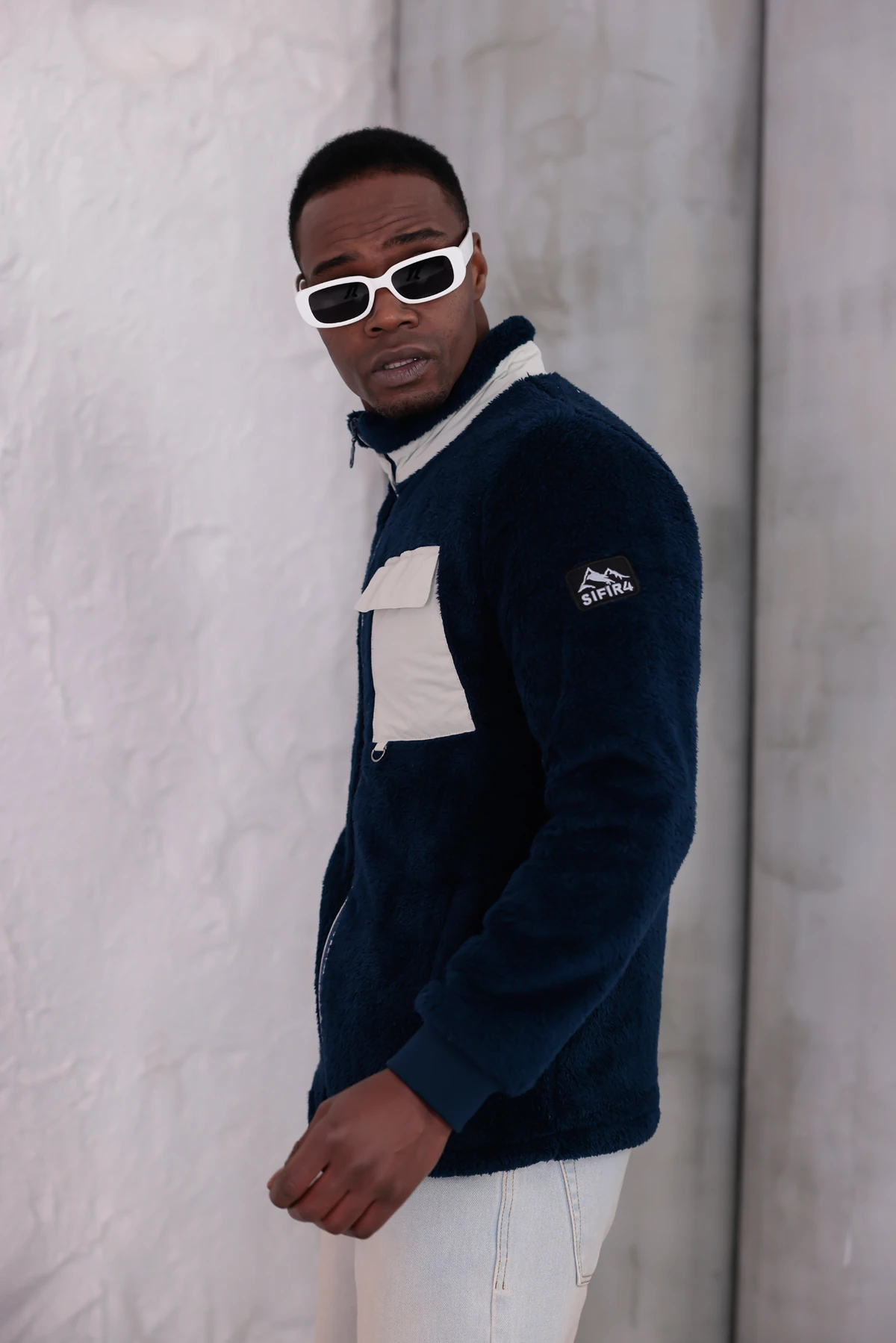 Sıfır4 AlpineSoft Peluş polar unisex Lacivert Lacivert