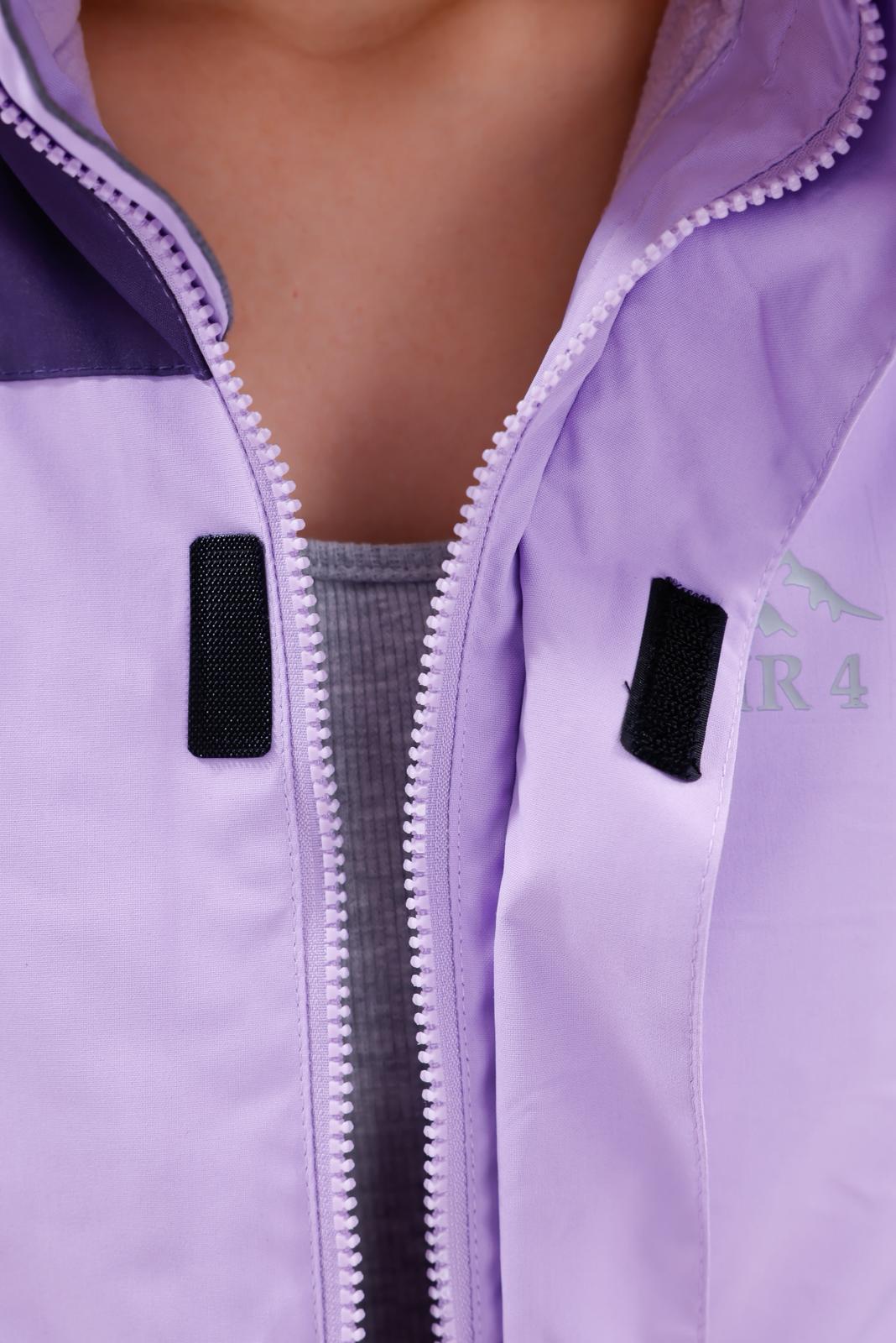 Sıfır4 ArcticPro 3in1 Kadın  Mont Su geçirmez mor