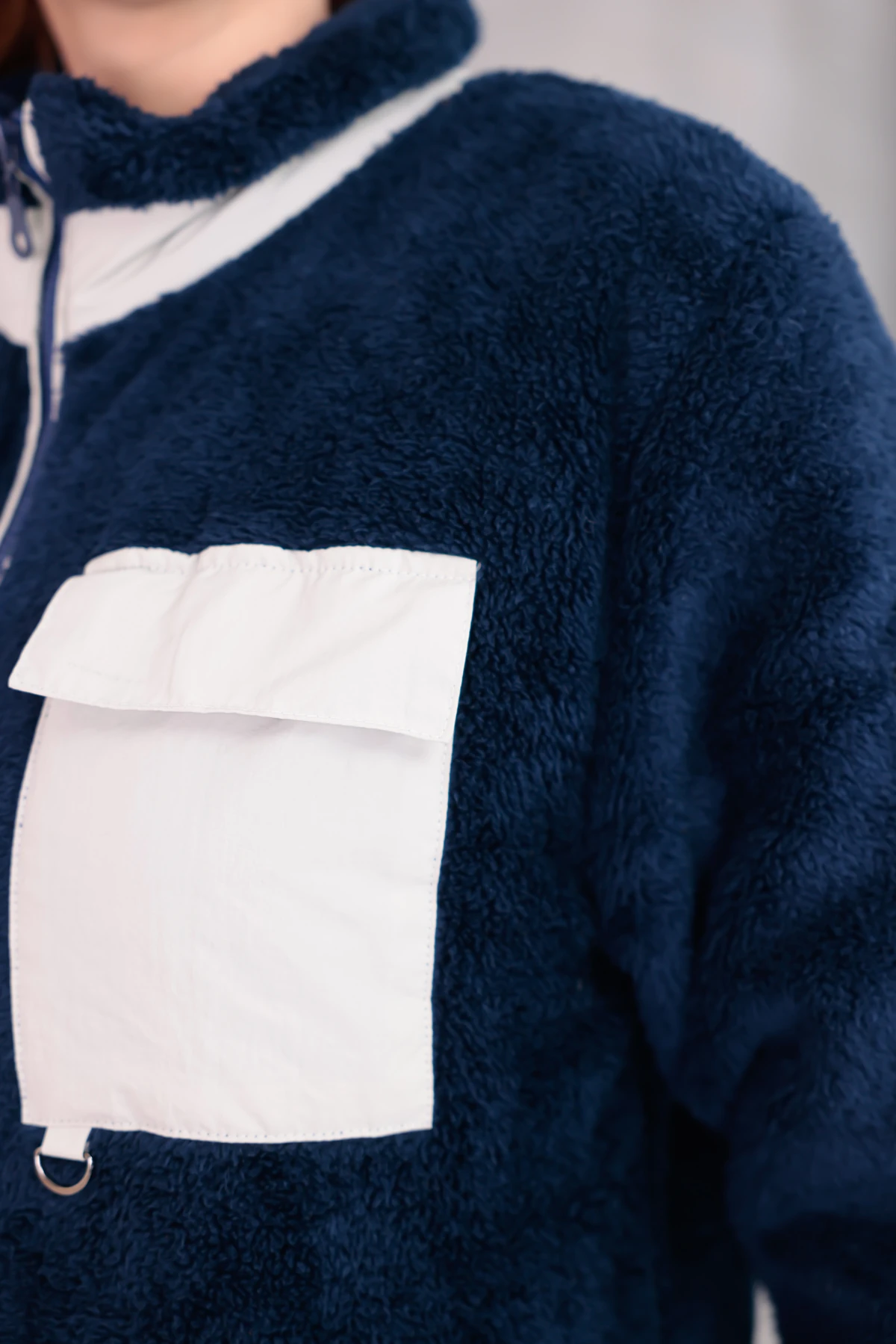 Sıfır4 AlpineSoft Peluş polar unisex Lacivert Lacivert