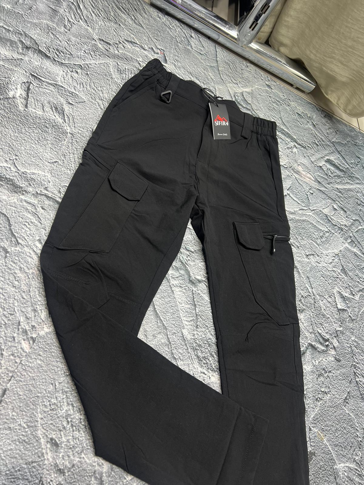 Sıfır4 11 Modeli taktik Pantolon SU RUZGAR GEÇİRMEZ Siyah