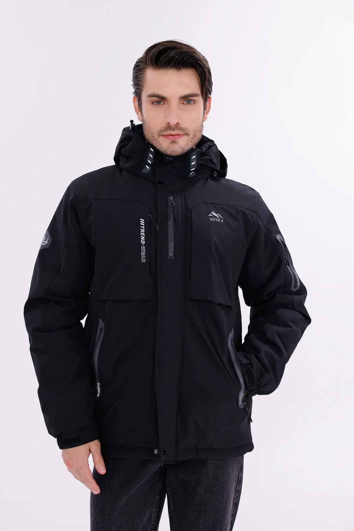 Kar Montu sıfır4 yagmur su ruzgar gecırmez içi Termal siyah