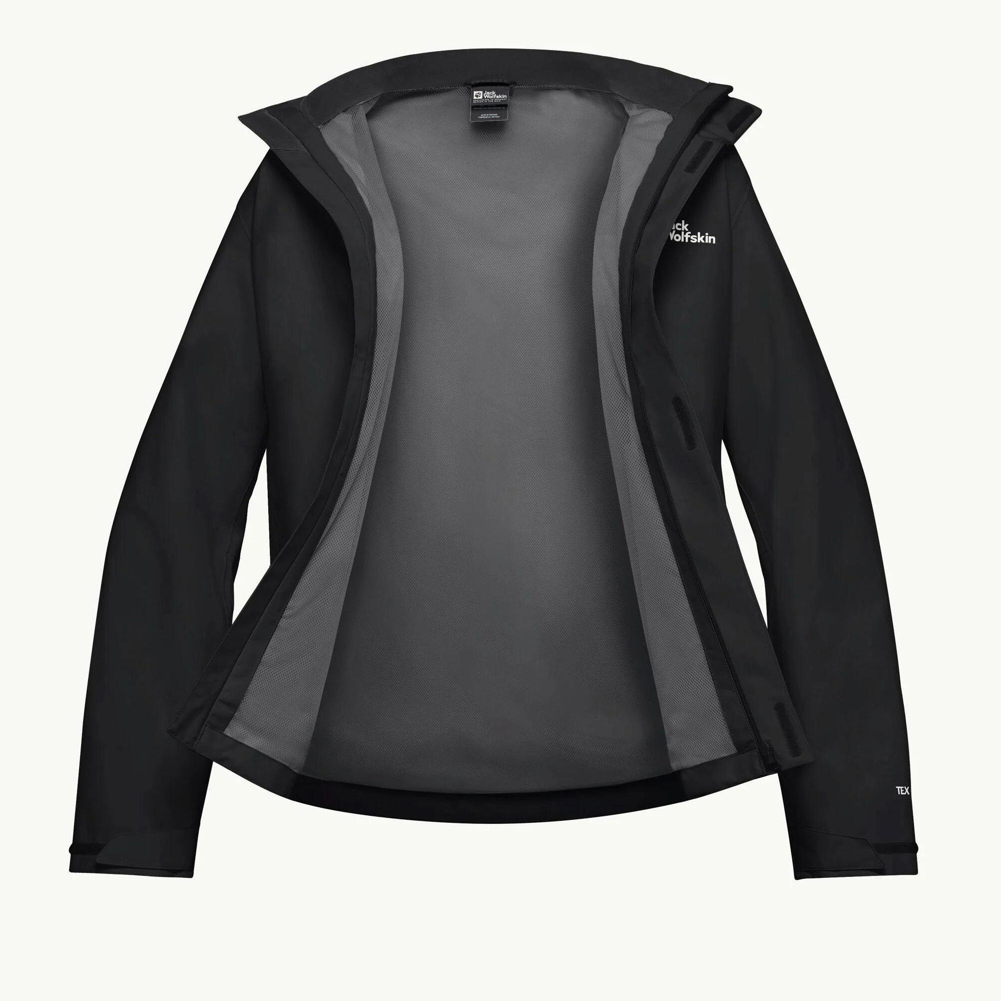 Jack Wolfskn Erkek Yagmurluk A63903600A12 siyah Siyah