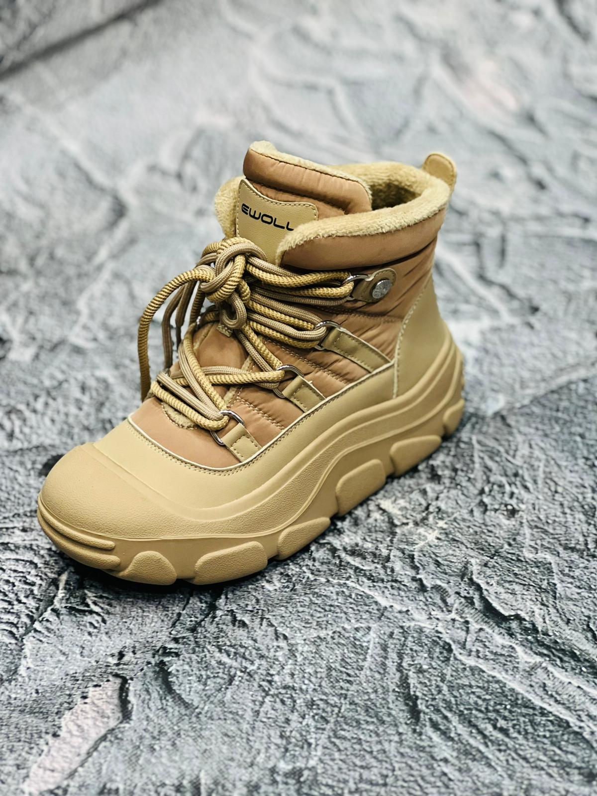 ewoll kışlık kadın kar botu 3009 Çok Renkli