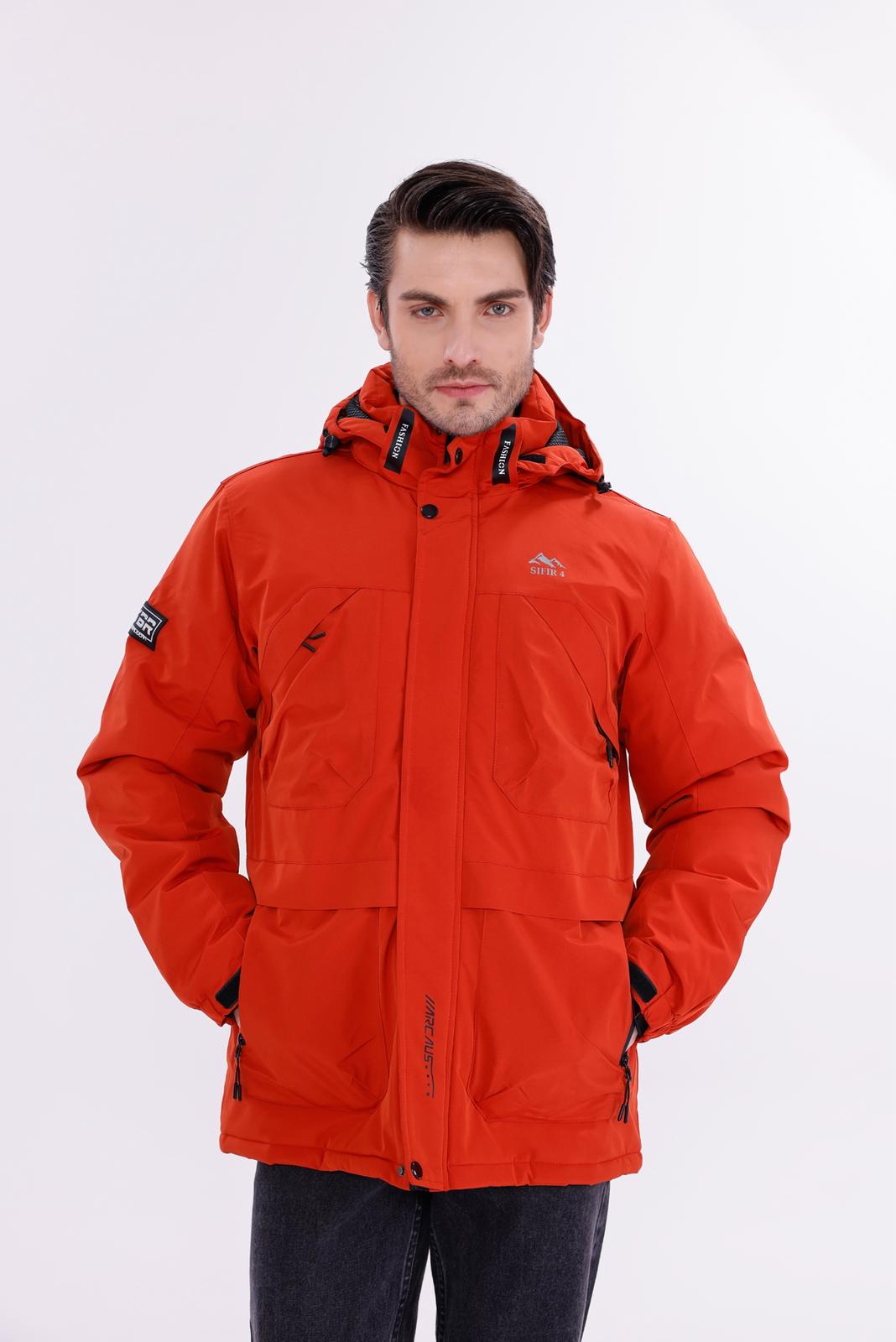 Kar Montu sıfır4 yagmur su ruzgar gecırmez içi Termal Turuncu Turuncu