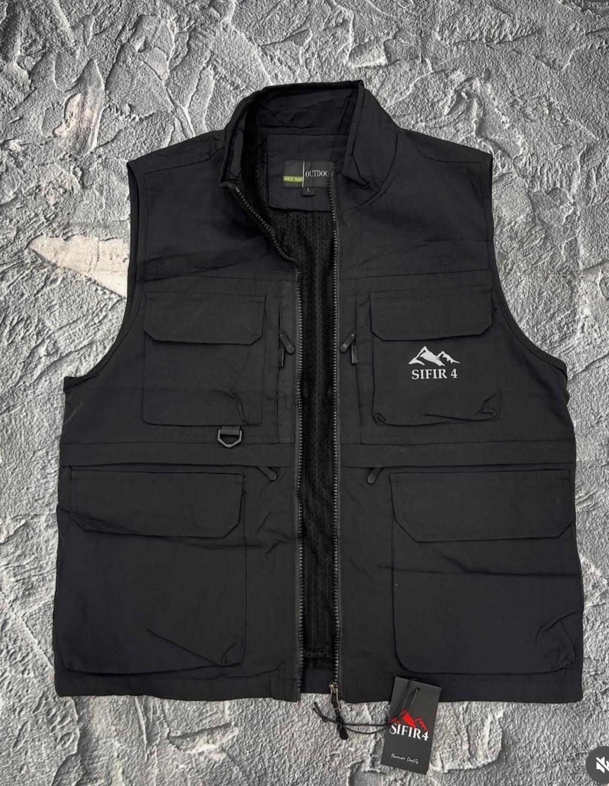 SIFIR4 Trail Vest outdoor yelek Siyah