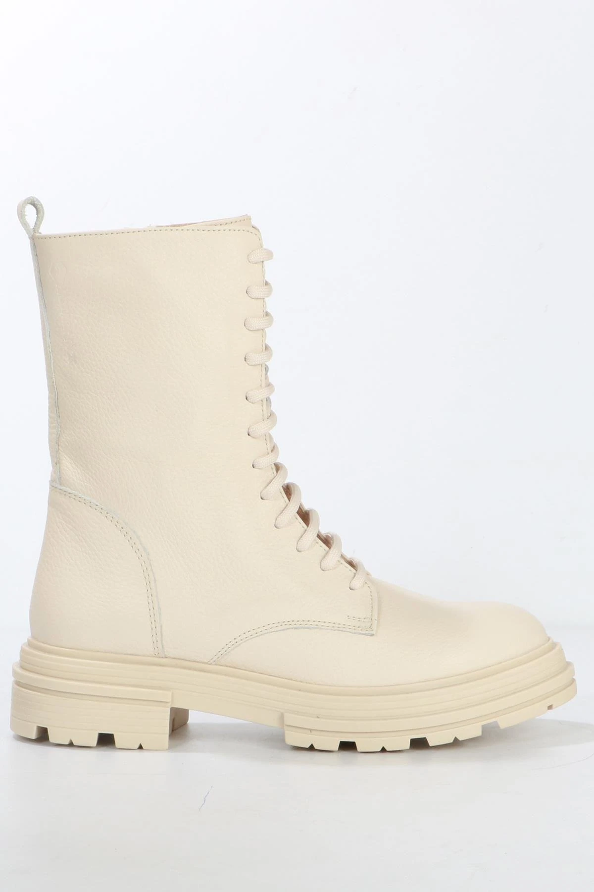 Hammer Jack Minas Hakiki Deri Minas Bej Outdoor Kadın Bot 455 2334-Z Bej