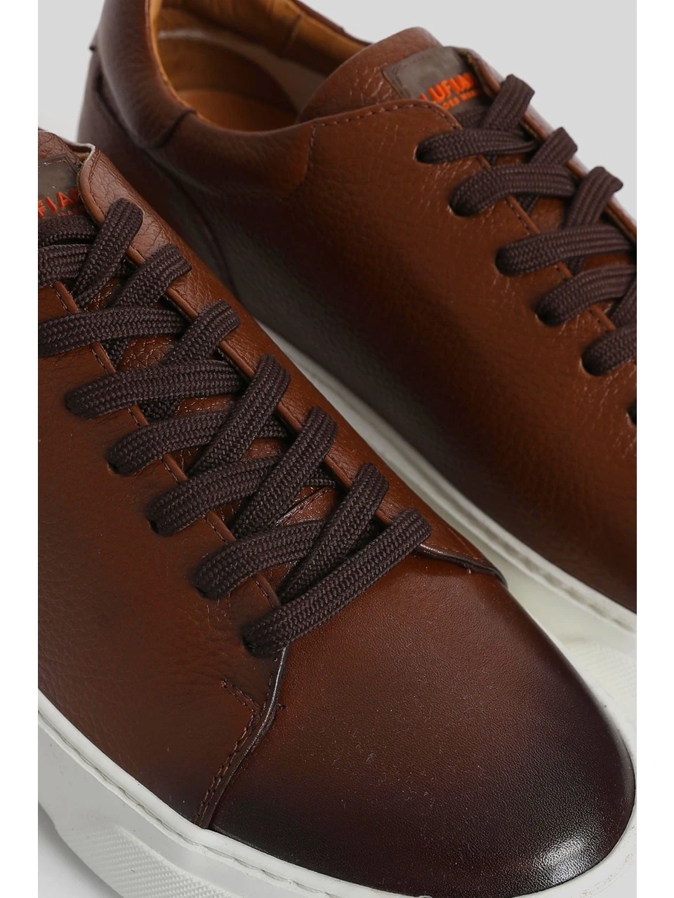 Lufian tommy Erkek Deri Sneaker Ayakkabı 111230280 Kahverengi