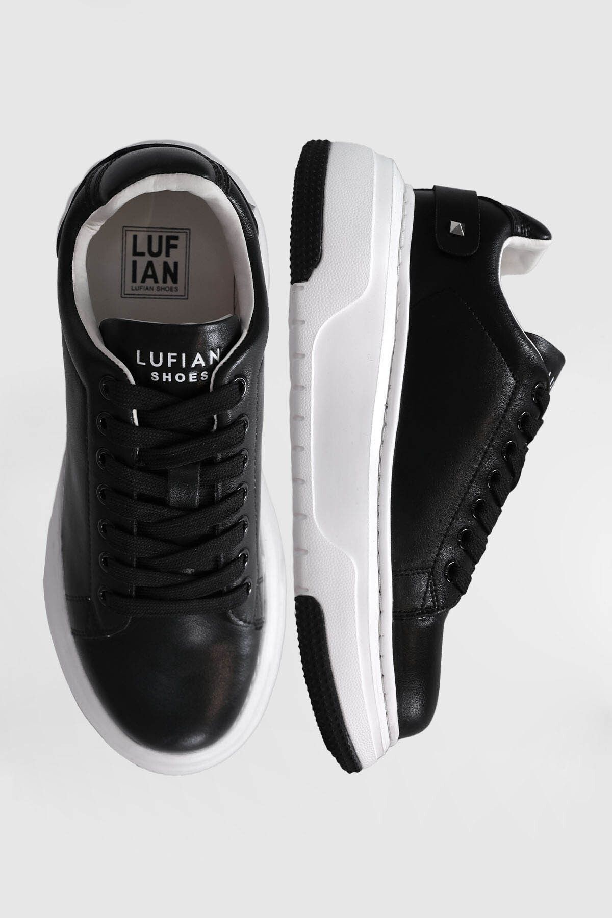 121230017 Adel Unisex Sneaker Ayakkabı Beyaz Siyah