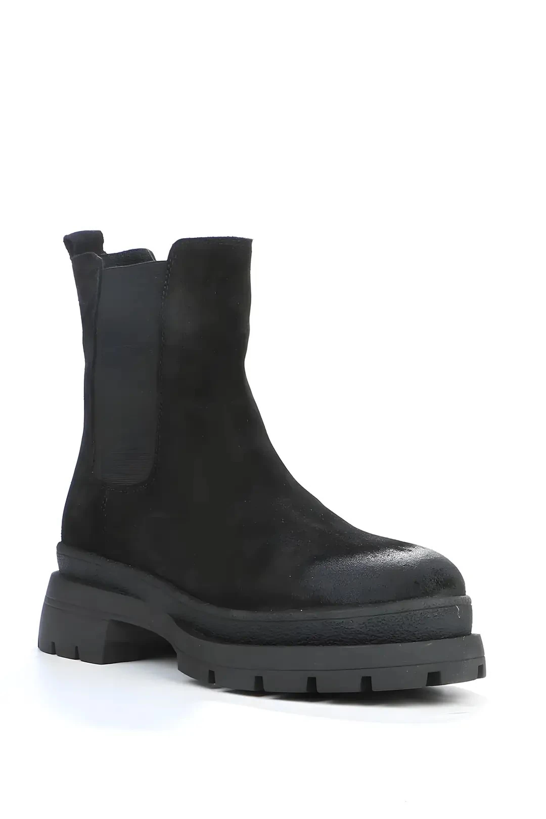 Hammer Jack Cristina Siyah Hakiki Deri Outdoor Kadın Bot 102239-z Siyah