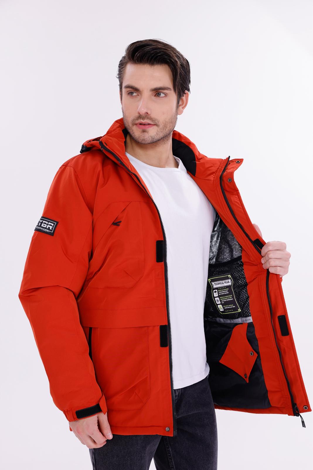 Kar Montu sıfır4 yagmur su ruzgar gecırmez içi Termal Turuncu Turuncu