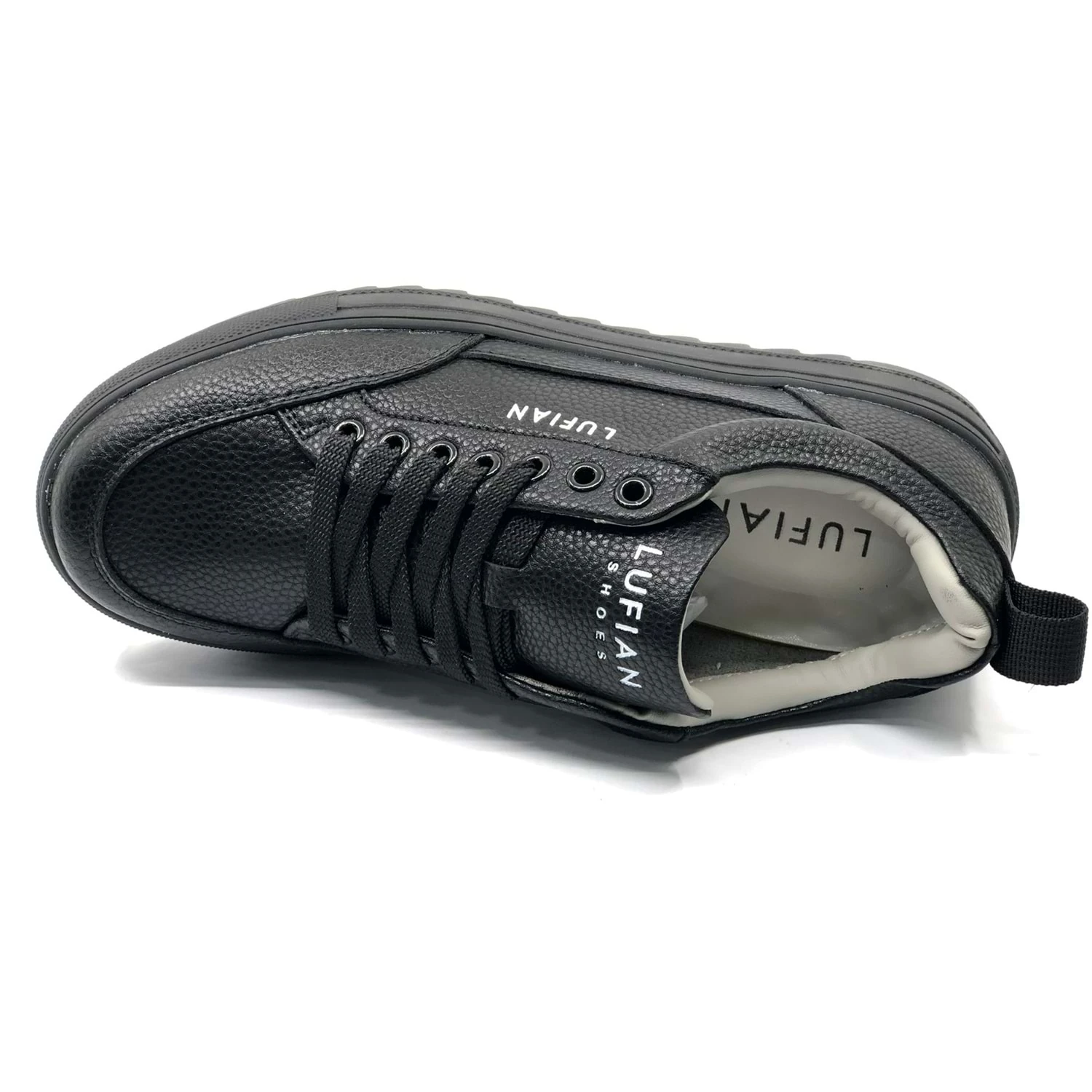 Lufian 112230228 Phılıp Sneaker Erkek Deri Ayakkabı Siyah