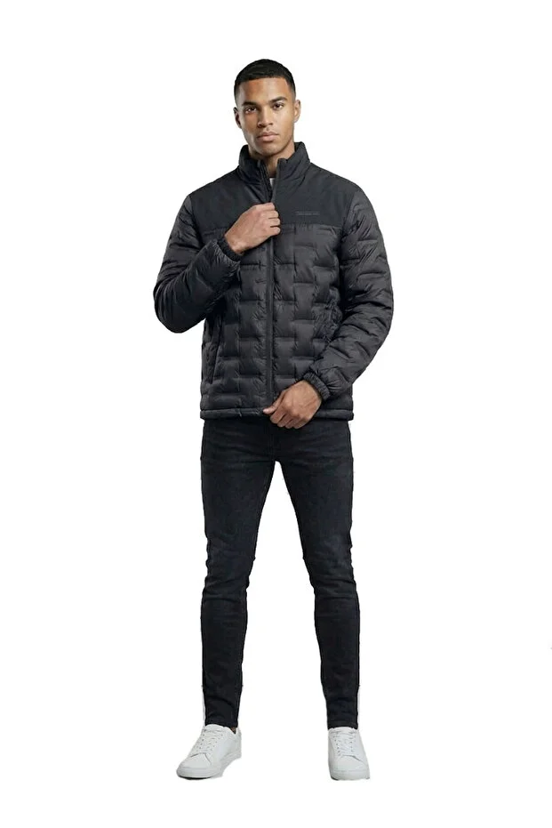 Dynamo Erkek Kaz Tüyü Mont-3364 Siyah Siyah