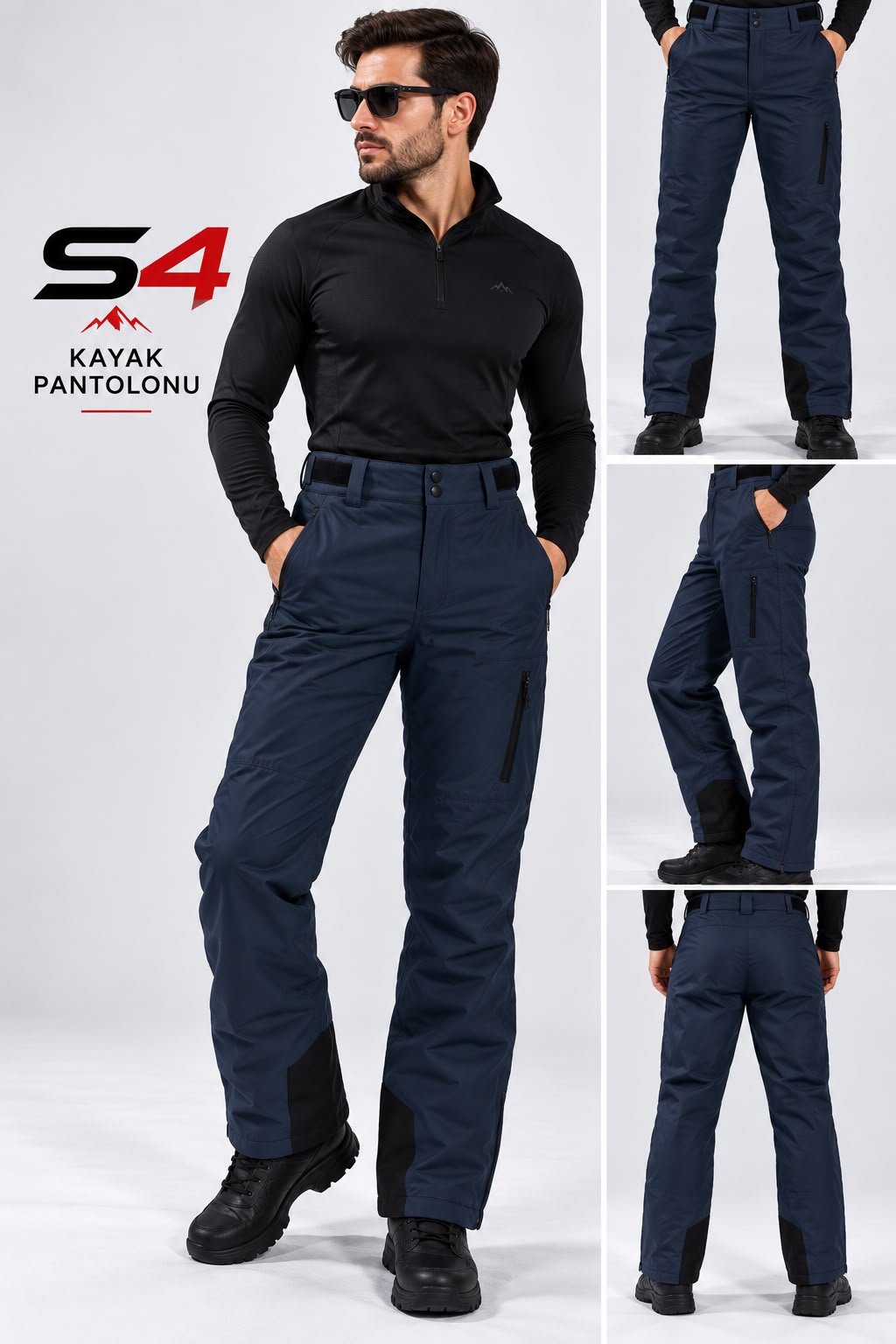 s4 Erkek Kayak pantolonu lacivert