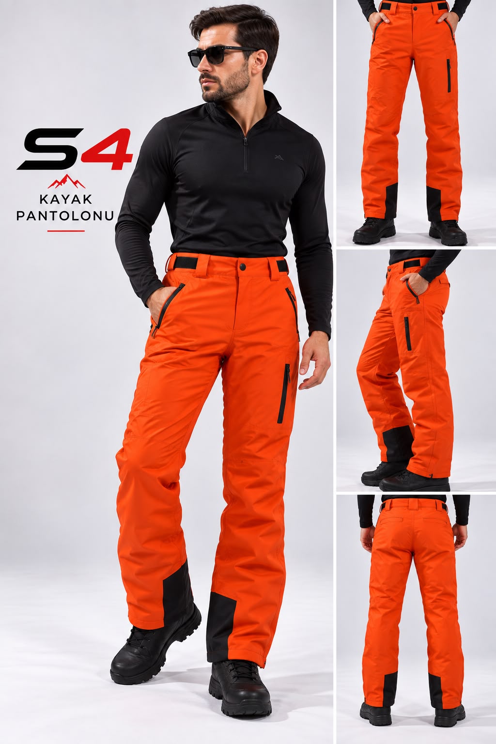 s4 Erkek Kayak pantolonu turuncu