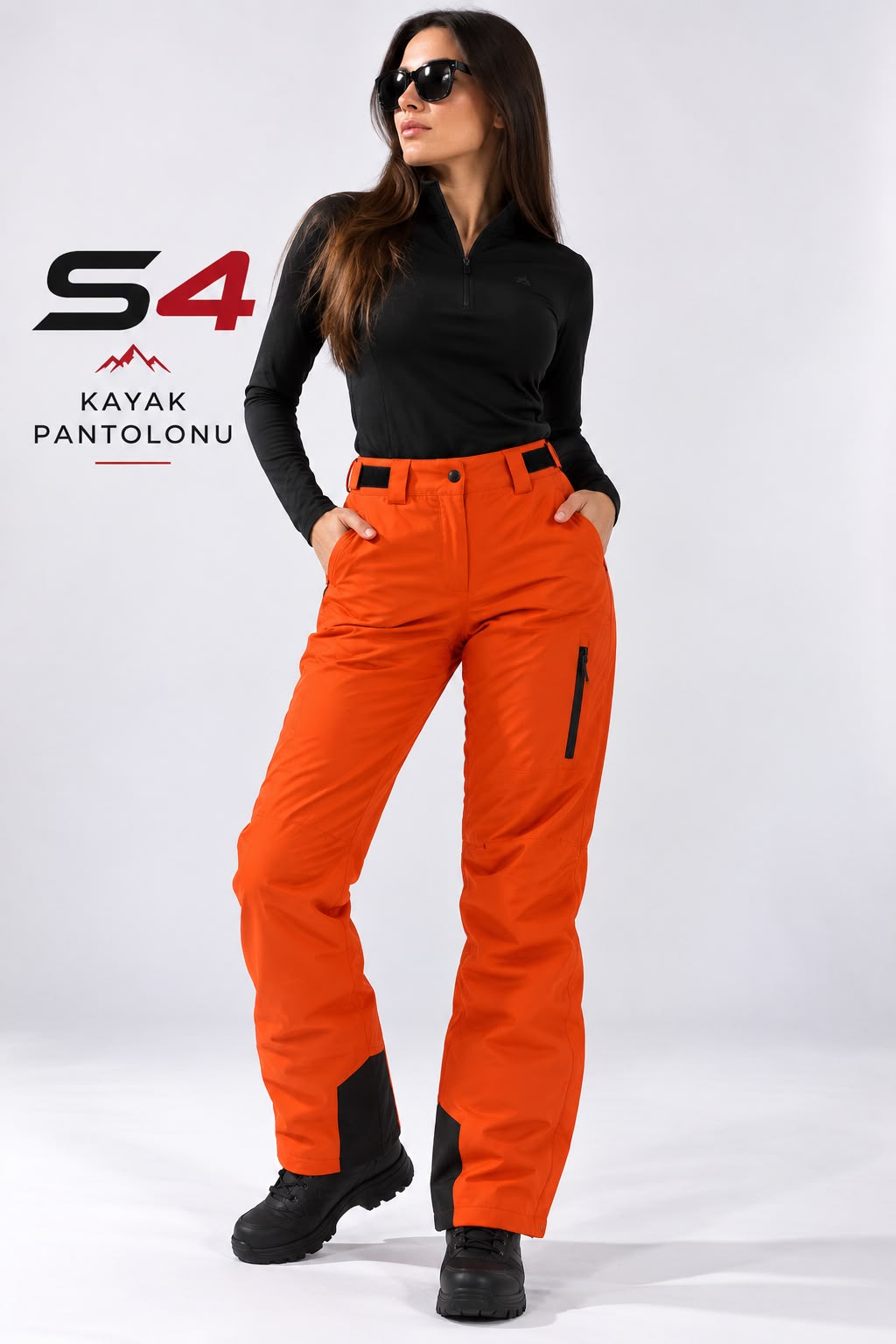 S4 Kayak Pantolonu Zirvede Konfor, Her Hareketinde Özgürlük turuncu