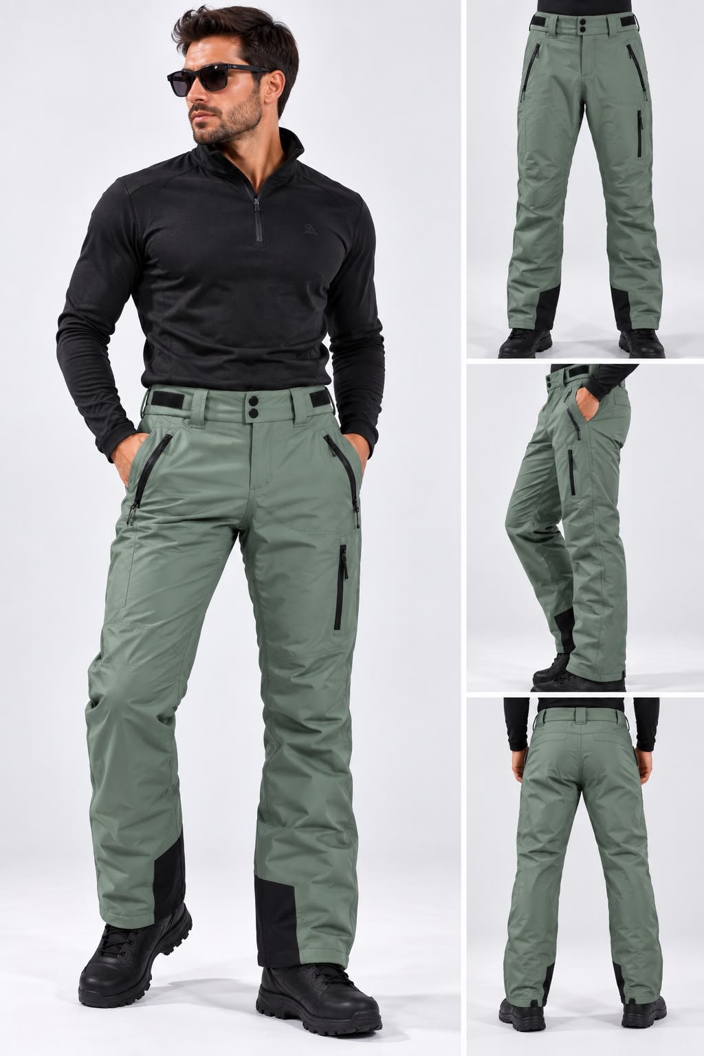 s4 Erkek Kayak pantolonu yeşil
